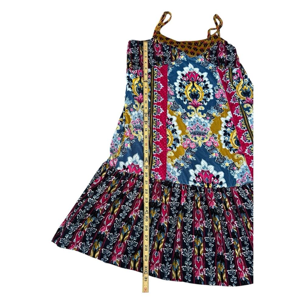 Anthropologie Zadie Velvet Ruffle Slip Dress Size S Boho Festival - Picture 4 of 9